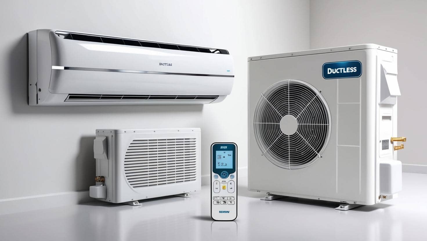 Expert technician repairing a ductless mini split AC unit in NYC.